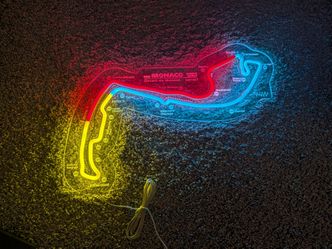 Monaco F1 Track wall art
