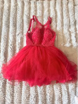 red party dress