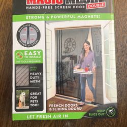 Magic Mesh, Hands-Free Screen Door, Double