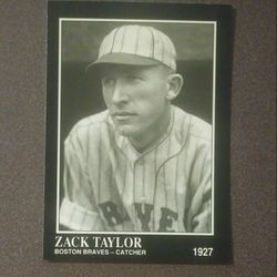 1991 Sporting News Zack Taylor Boston Braves #210 Catcher 1927 Baseball Card Vintage Collectible Sports Conlon Collection MLB