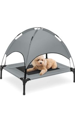 NEW Elevated Dog Bed With Canopy