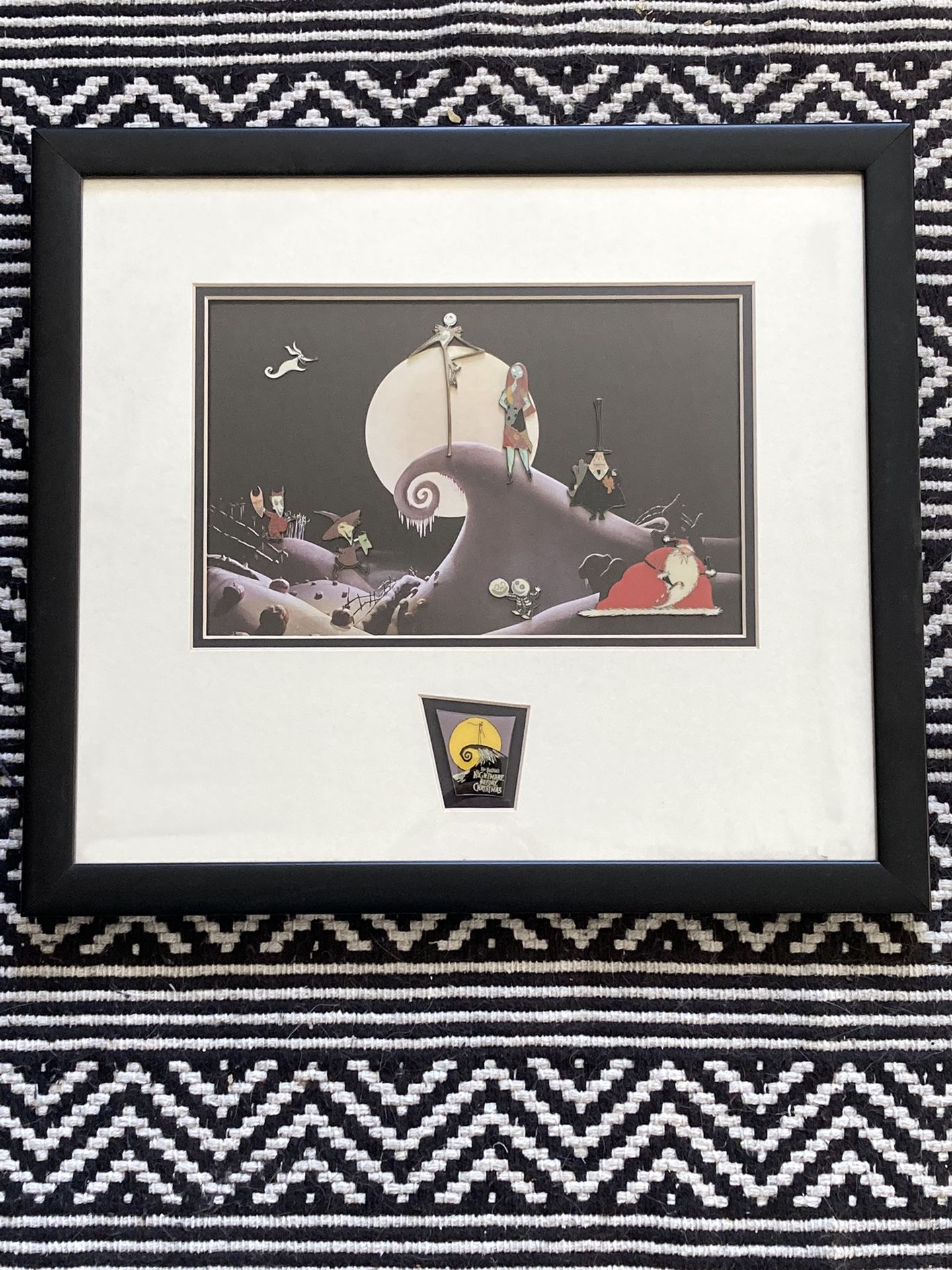 Nightmare Before Christmas Framed Pin Collection 