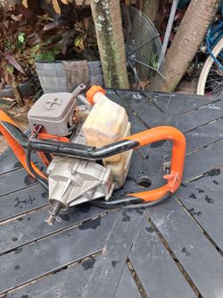 Auger 2 stroke gas motor