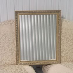 Small Gold Mirror