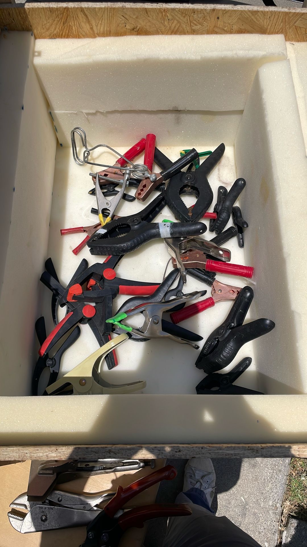 Various Squeeze Clamps