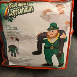 Halloween St Patrick's leprechaun Irish adult costume funny brand new