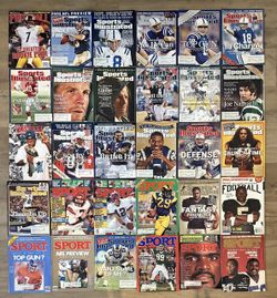 196 Sports Magazines (1980's-2010's) - Estate Sale - Stars Galore !!