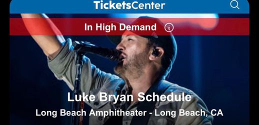 2 tickets LUKE BRYAN