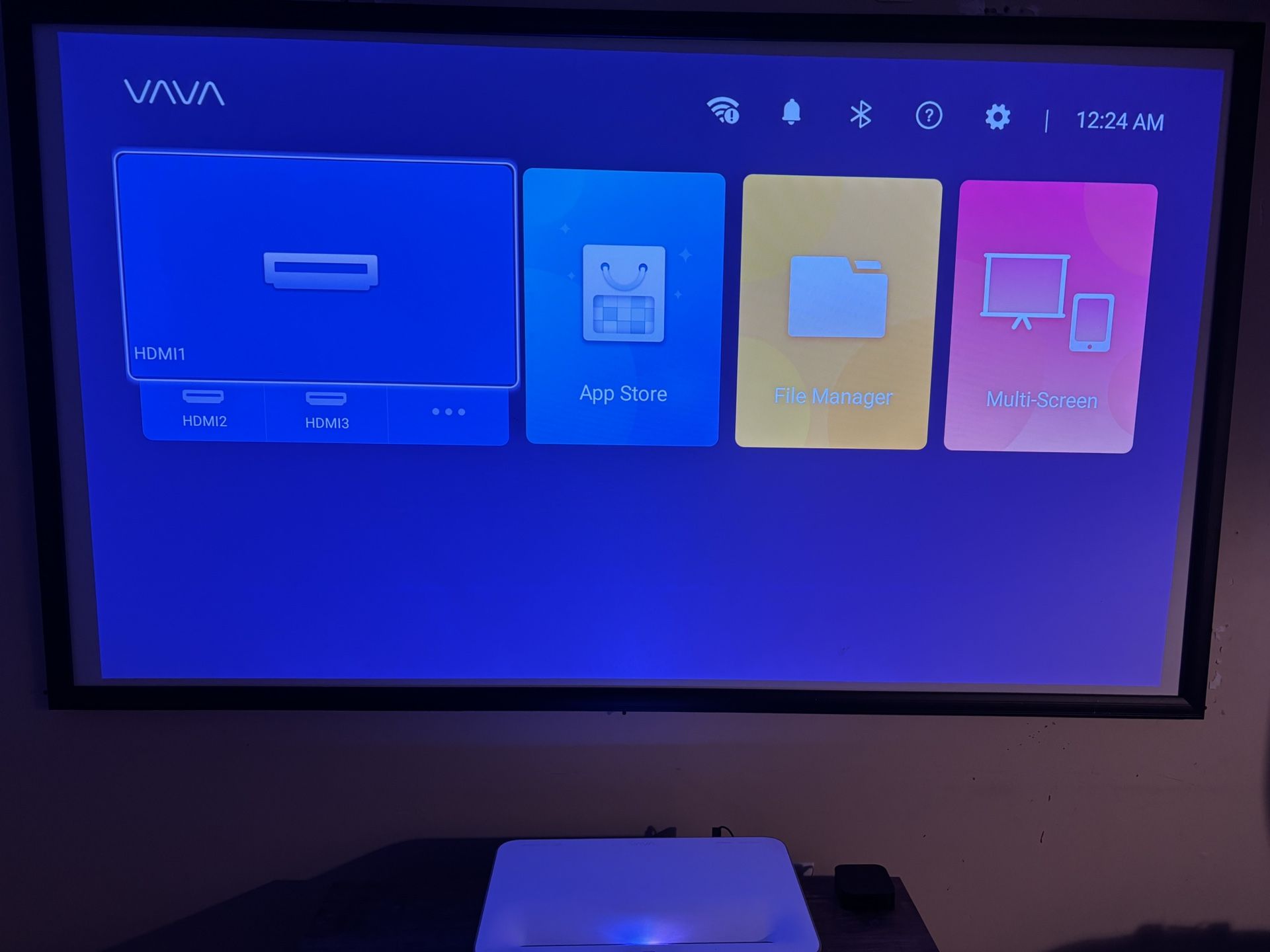 VAVA 4K Laser TV VA-LT002 ($500 OBO vs $2,150 New) - 4K Ultra Short Throw Laser TV - Original Owner Excellent Condition + 100 Inch Screen 