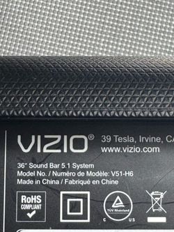 Vizio sound bar home theatre system