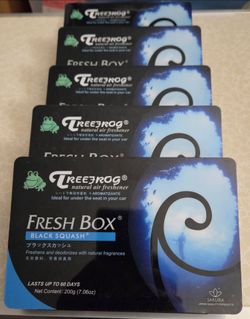 BRAND NEW TREEFROG FRESH BOX – BLACK SQUASH SCENT $15