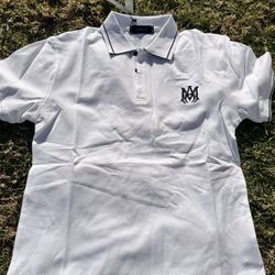 Amiri White Collar Shirt 
