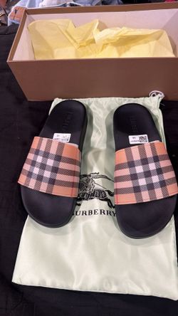 Burberry slides