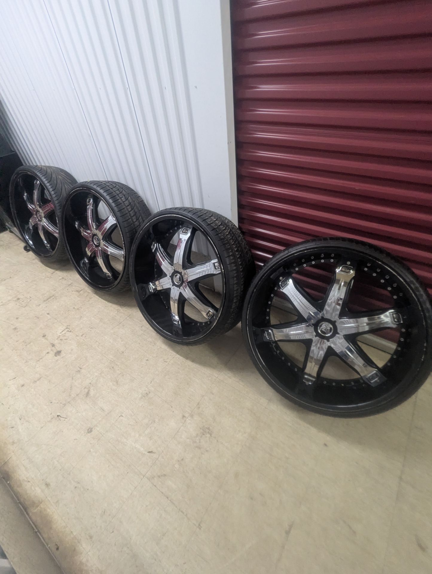 Diablo blanks 26" 5 lug rim and tire set(one needs new tire)
