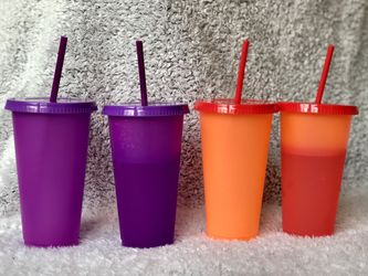 Personalized color changing cups