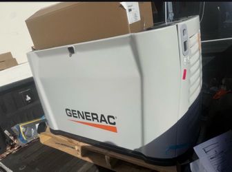 Generac 24kW Air-Cooled Auto Start Natural Gas or Propane Whole House Generator and 200 Amp Transfer Switch w/ Smart Monitoring