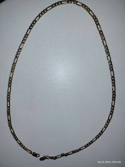 14KT GOLD FIGARO CHAIN