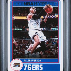 Allen Iverson 2023 Hoops PSA 10 GEM MINT