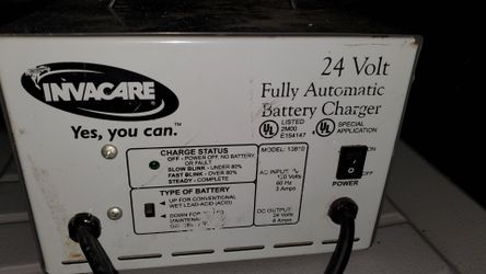 Invacare 24 Volt Battery Charger