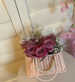 Bolsa con flores