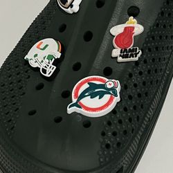 Miami Dolphins Crocs Charm