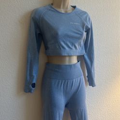 Blue Workout Outfit 