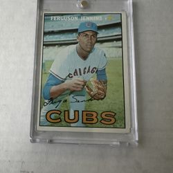 1967 Topps Ferguson Jenkins Baseball Card Ex Mint 
