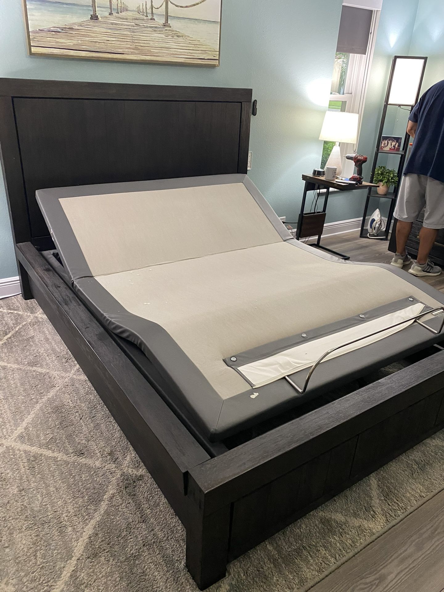 Queen Headboard and Frame