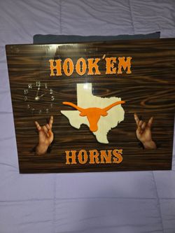 Texas longhorn wall clock