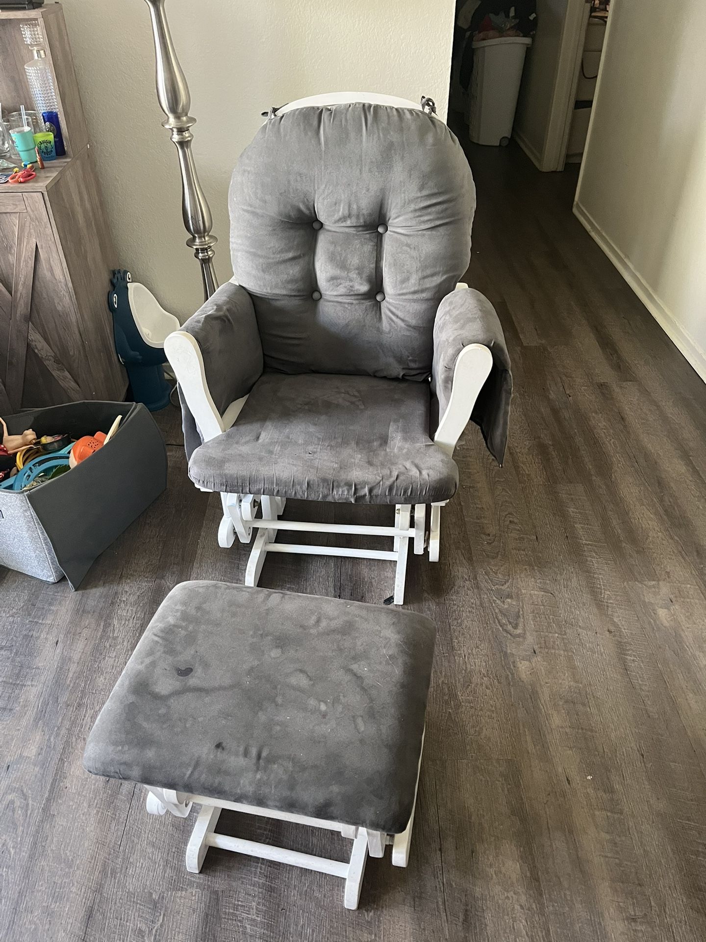 Grey Rocking Chair