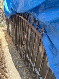 Iron fence (Brown) powder coated