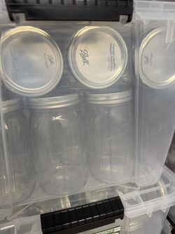 25 Ball Wide Mouth Mason Jars 32oz