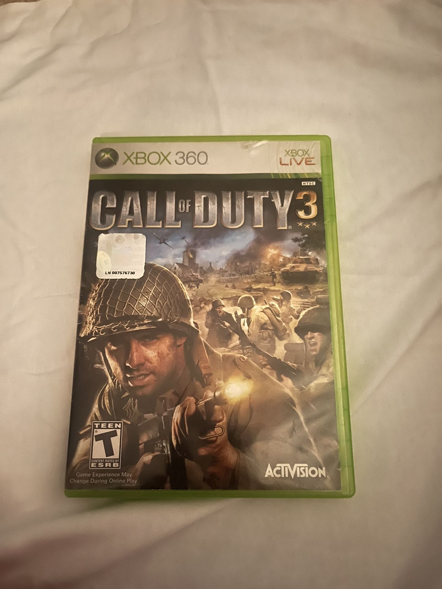 Call Of Duty 3 Xbox 360