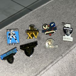 Vintage Raider Pins