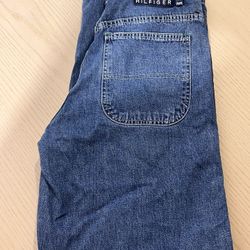 1998 womans tommy vintage jeans carpenter size 8