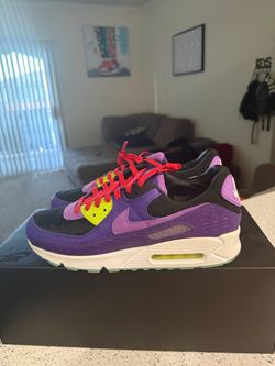 NIKE AIR MAX 90 QS BLACK/VIOLET SIZE 13