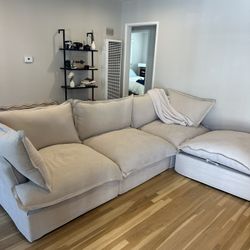 New Cloud Couch Sectional - Cream