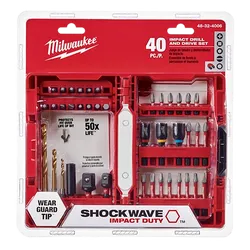 Milwaukee 48-32-4006 SHOCKWAVE 40-Piece Drill & Drive Set – NEW