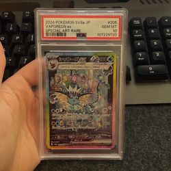 PSA 10 Vaporeon Ex