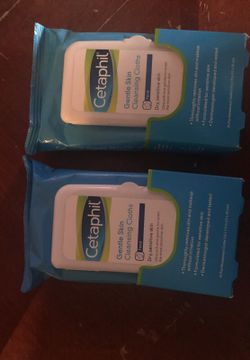 Cetaphil face wipes $5.00 each /cada una