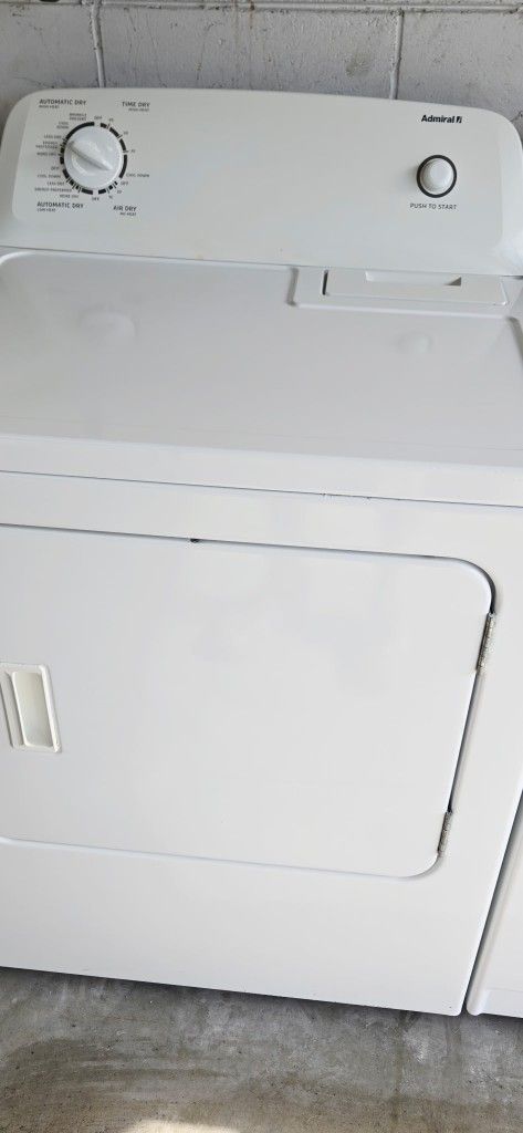 Admiral Super Capacity Electric Dryer Warranty Included Delivery Available