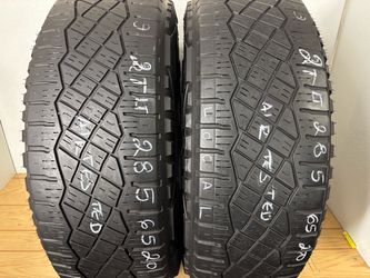 2 tires LT 285 65 20 Goody wrangler teritorry rt no repairs