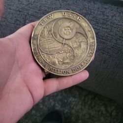Trw Dssg 1980 Billion Dollar Year Paperweight