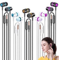 Wired Earbuds Headphones With Microphone