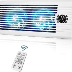 Brand new. 
TMYICE Register Booster Fan for 4" x 10" Register Holes, Smart AC Vent Booster Fans Improves Heating & Cooling with Remote and Thermostat 