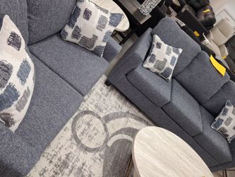 *Now Available!!!*---Charming Wood Haven Fabric Sofa/Loveseat Sets---Only $899!!!---Delivery/Financing Available🙌