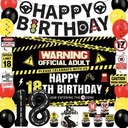 Happy 18th birthday decor