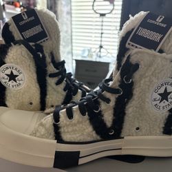 Converse Rick Owen’s DRKSHDW Sherpa Zebra Size Men 8.5