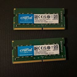 Crucial DDR4 2 (8GB)  RAM