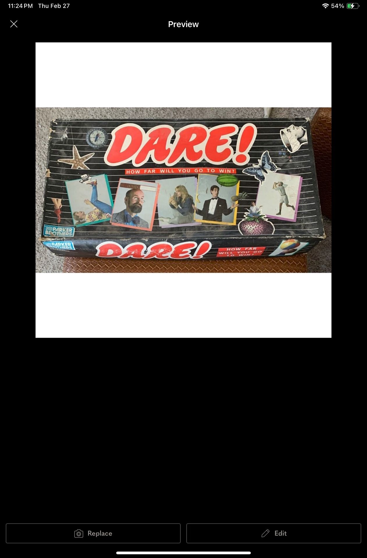 Vintage 1988 Dare! Board Game By Parker Brothers